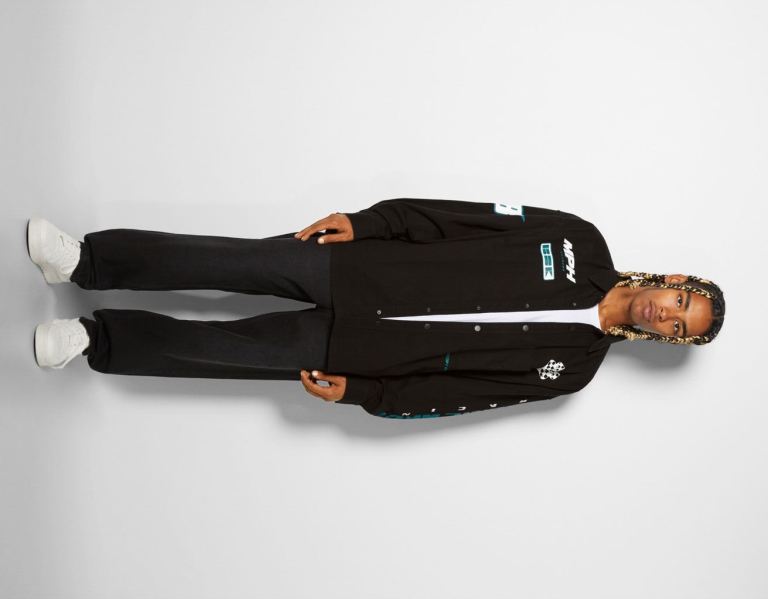 Bershka Long Sleeve Printed Overshirts Heren Zwart | vhAmTykZHET