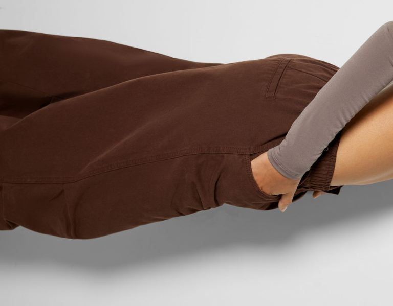 Bershka Loose Fit Sweatpants Parachute Dames Bruin | O9AUCNCrMVU