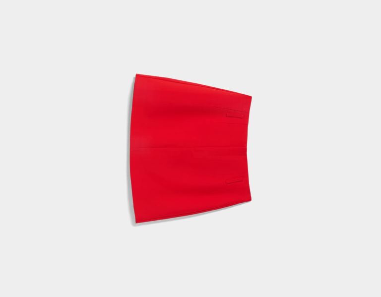 Bershka Mini With Belt Loops Rokken Dames Rood | QngeipSdlLC