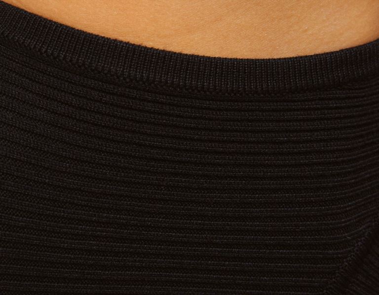Bershka Mouwloos Crew Neck Mini Jurken Dames Zwart | nDYnb3pfES0