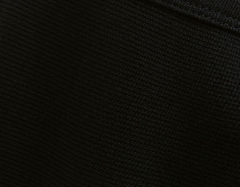 Bershka Mouwloos Geribbeld Top T-shirts Dames Zwart | YPTkmGxibvB