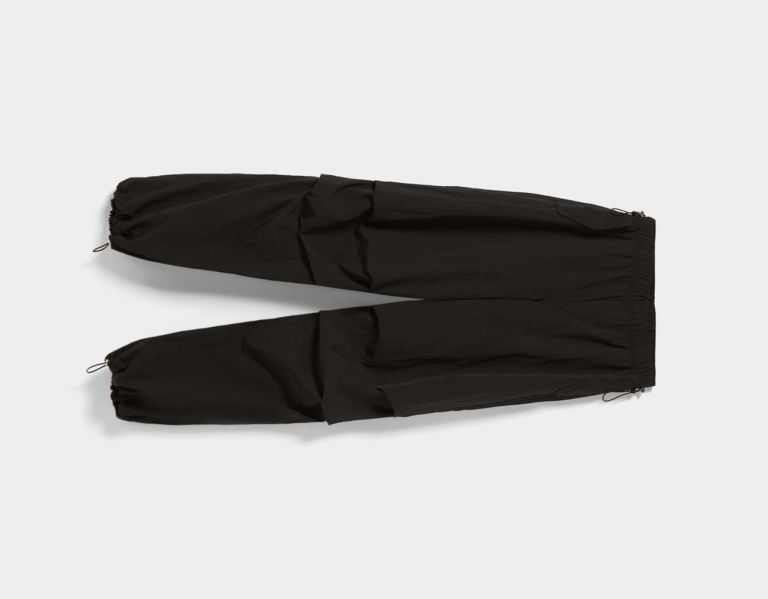 Bershka Nylon Joggers Parachute Dames Zwart | 347Vch7VLp1