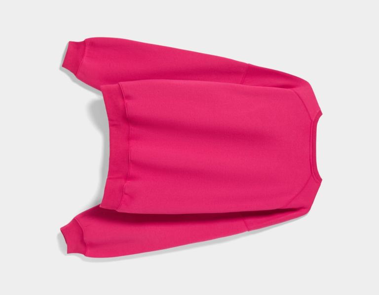 Bershka Oversize Crew Neck Sweatshirts Dames Fuchsie | ePgaZXwEocA