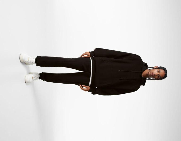 Bershka Oversize Hoodie Heren Zwart | 3efTq0Lz5tO
