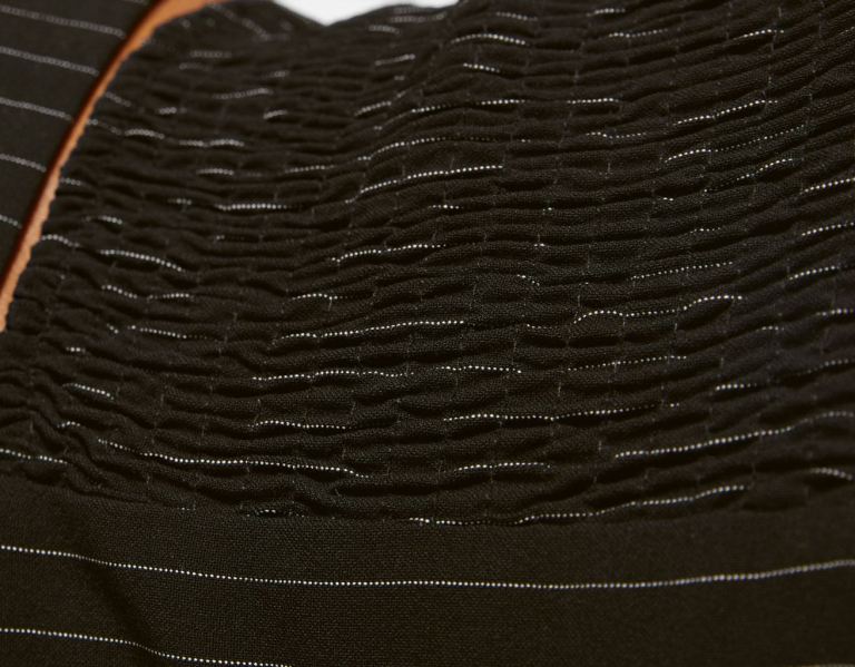 Bershka Pinstripe Bustier Top Pakken Dames Zwart | QakumBUa4HD