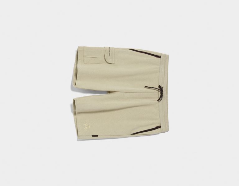 Bershka Plush Cargo Bermuda Korte Broek Heren Bruin | SiMh5hR6kHS