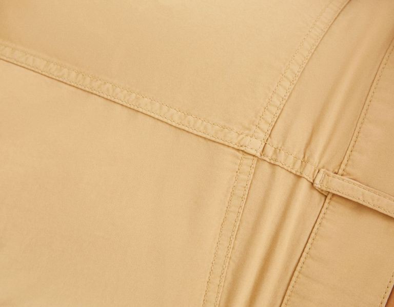 Bershka Poplin Cargo Mini Rokken Dames Beige | QpzXN1DnvZC