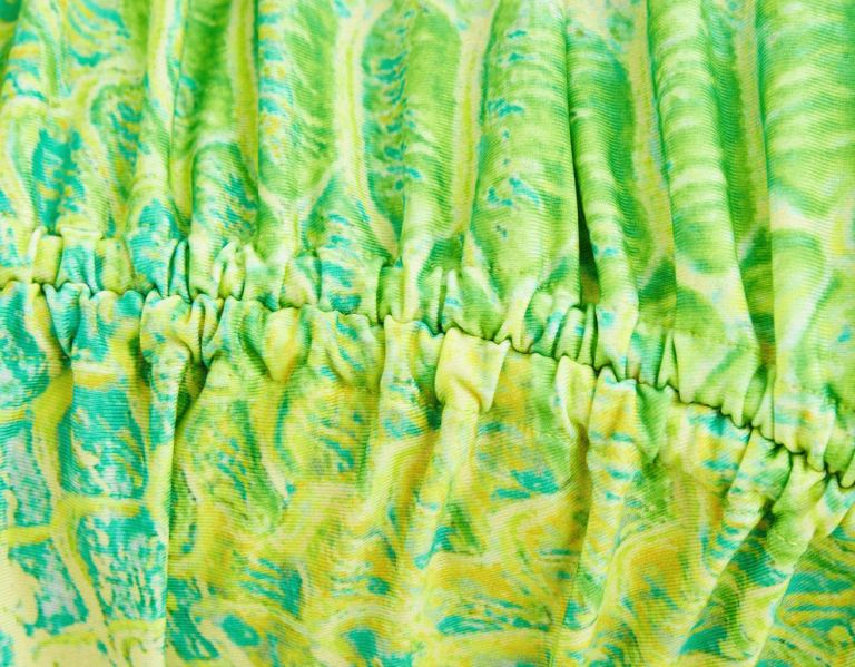 Bershka Printed Bandjes Mini Jurken Dames Groen | Um8ukndZjd6