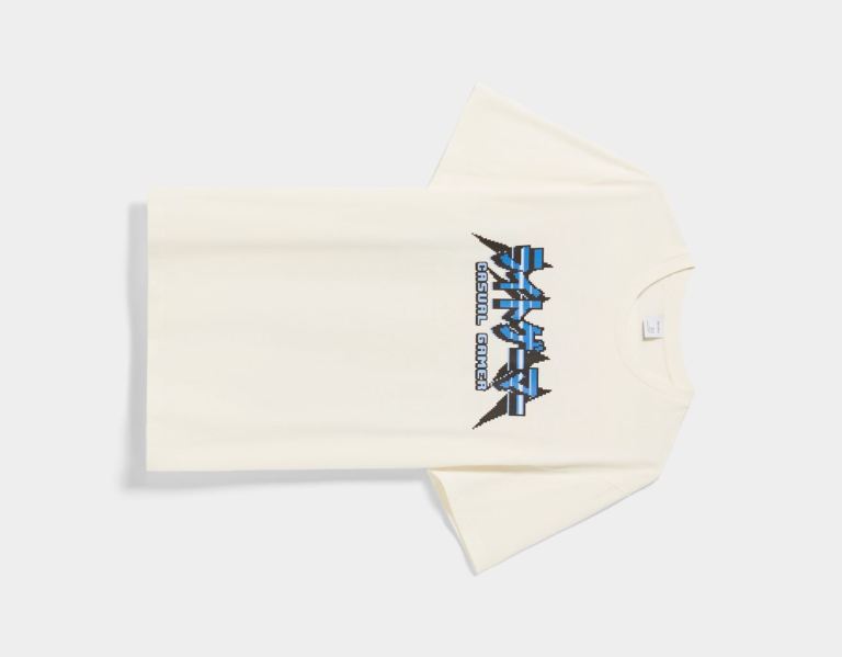 Bershka Printed Easy-fit Kort Sleeve T-shirts Heren Wit | OcoUCYErlR4