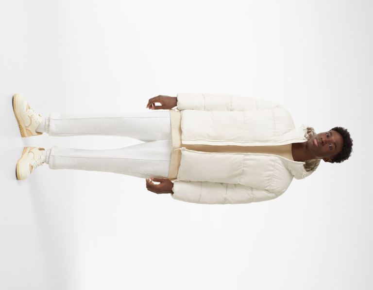 Bershka Puffer With Hood Donzen Jassen Heren Wit | 4O0gfilnQYZ