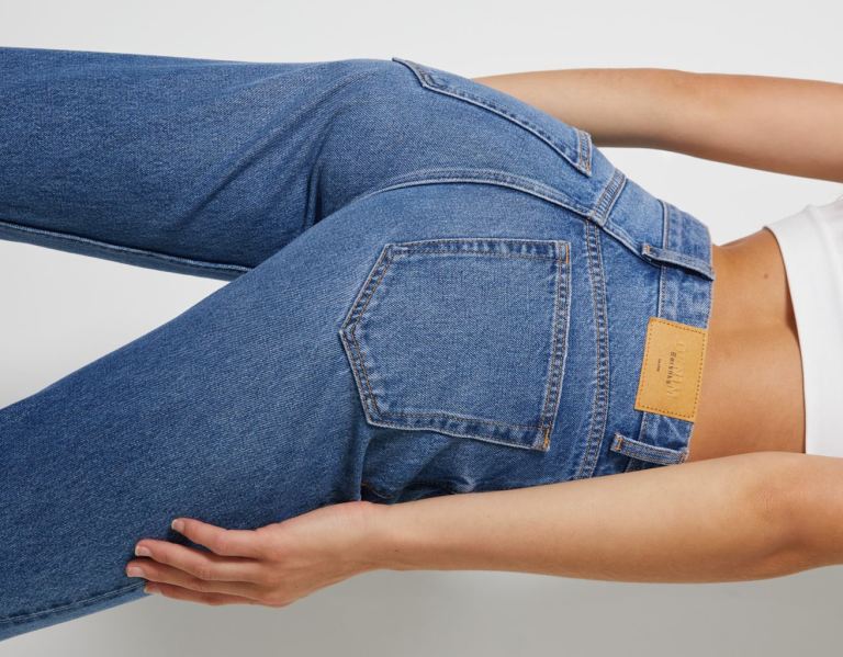 Bershka Rechtdoor Fit Jeans Dames Blauw | tDY4dfDs9RM