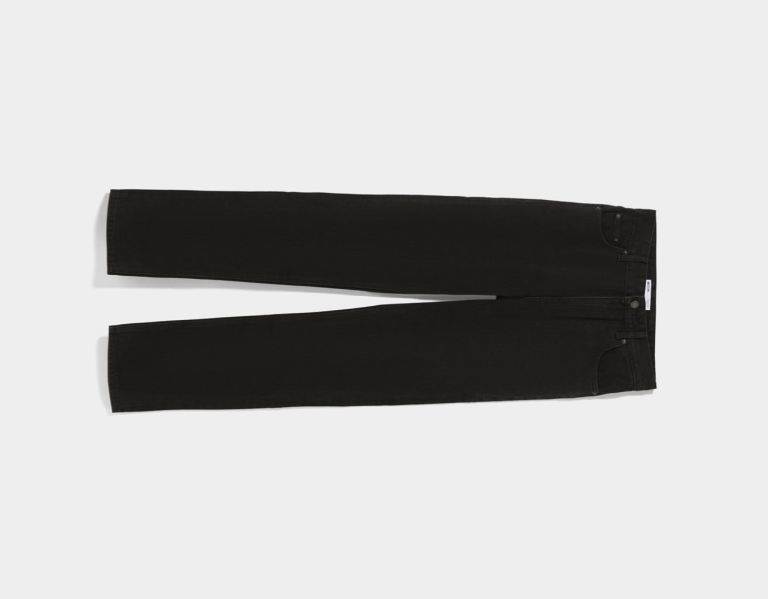 Bershka Rechtdoor Fit Jeans Dames Zwart | 3J0wAPFogLY