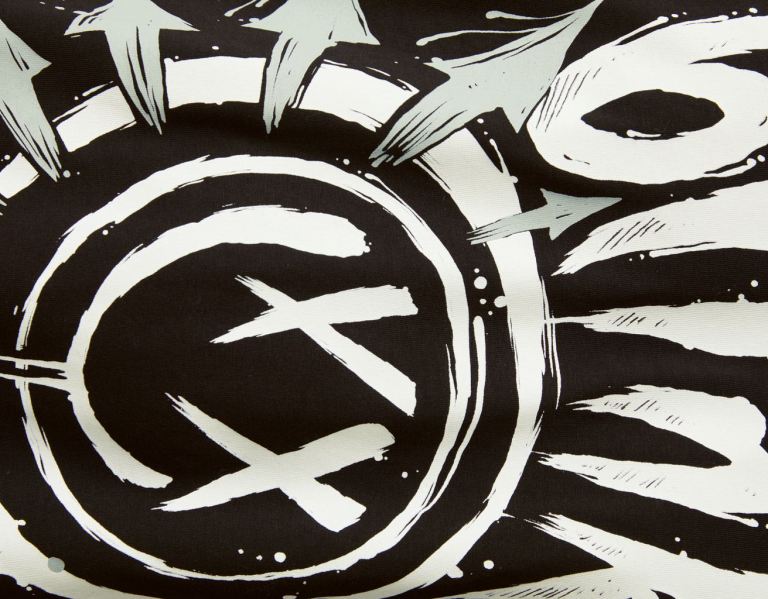 Bershka Regular-fit Kort Sleeve Featuring Blink 182 Print T-shirts Heren Zwart | N2K8COssurz