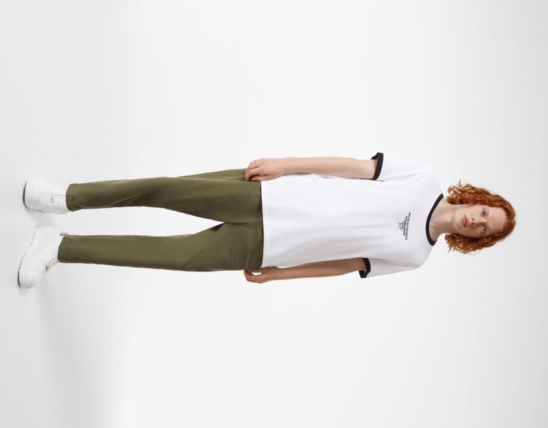 Bershka Regular-fit Kort Sleeve With Slogan Print T-shirts Heren Zwart | wvVbDo4gdmj