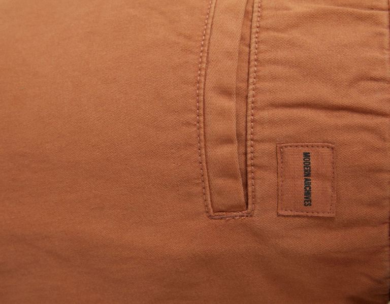 Bershka Regular-fit Sweatpants-style Pants Cargo Heren Donkeroranje | 4mjwHf1q41i