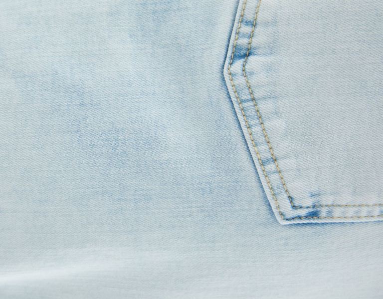 Bershka Ripped Jogger Jeans Heren Lichtblauw | oOCZULSLQ1Z