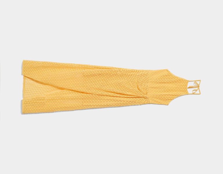 Bershka Rustic Halter Midi Jurken Dames Mosterdgeel | G6dZkznQc1b