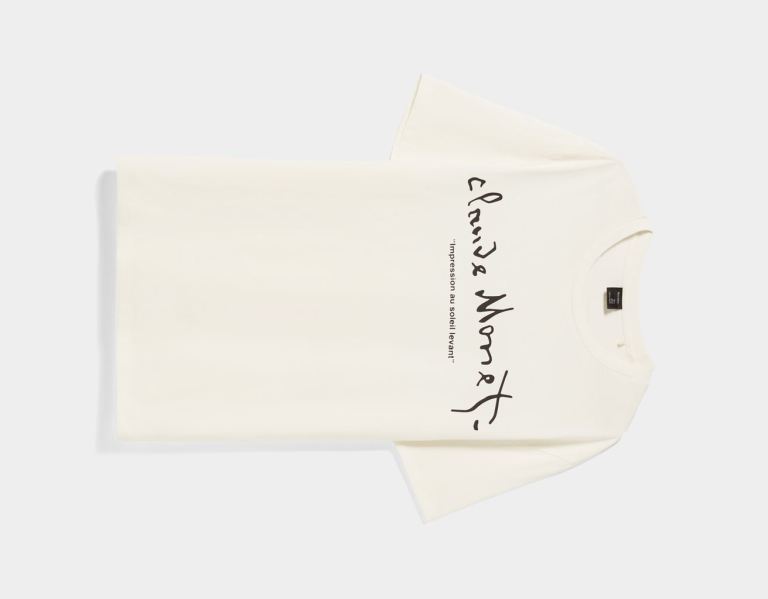 Bershka Scala Museum Regular-fit Kort Sleeve T-shirts Heren Wit | SdpHheZZfGT