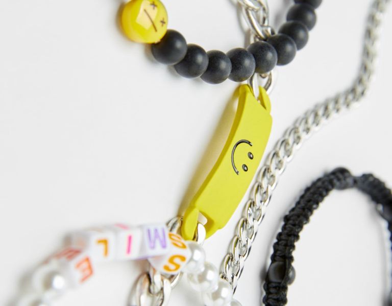 Bershka Set Of 5 Enjoy Bracelets Sieraden Heren Zwart | IAag7ip0nsf