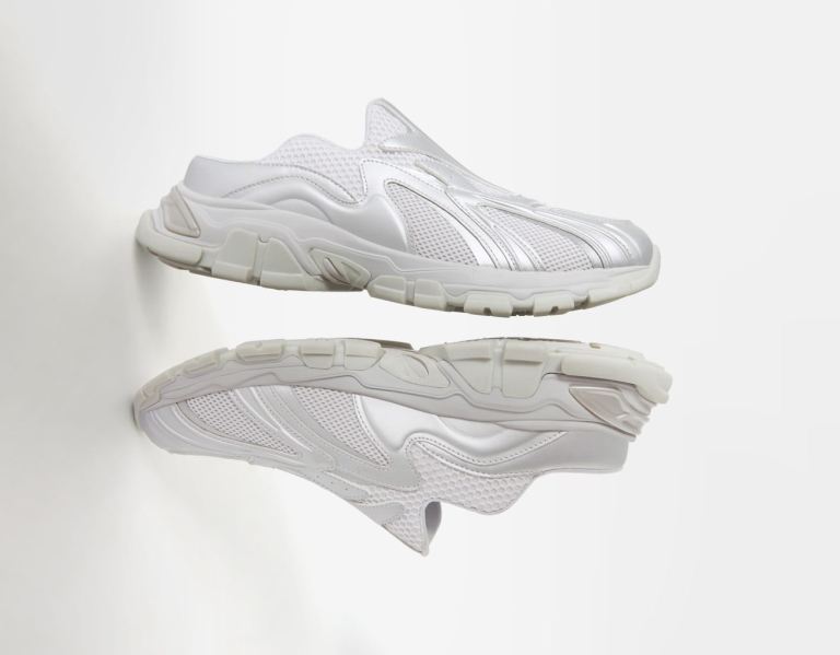 Bershka Silver Clog Sneakers Heren Zilver | jiyzkNKxjZW