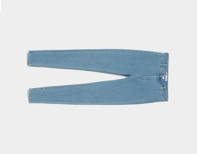 Bershka Super High-rise Jeggings Jeans Dames Lichtblauw | gJ1CS28RSsz