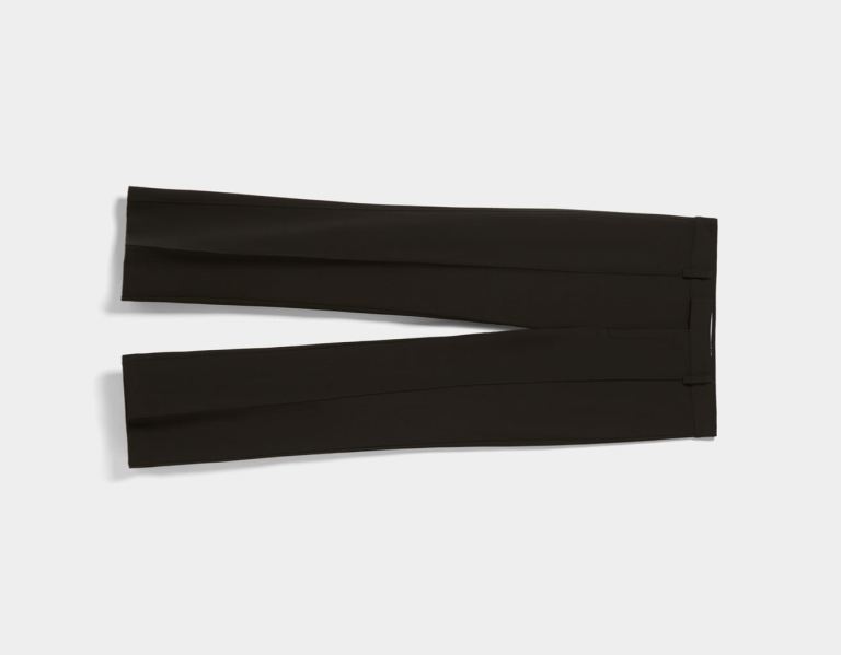 Bershka Tailored Kick Flare Broek Dames Zwart | MdvsS2RPLda