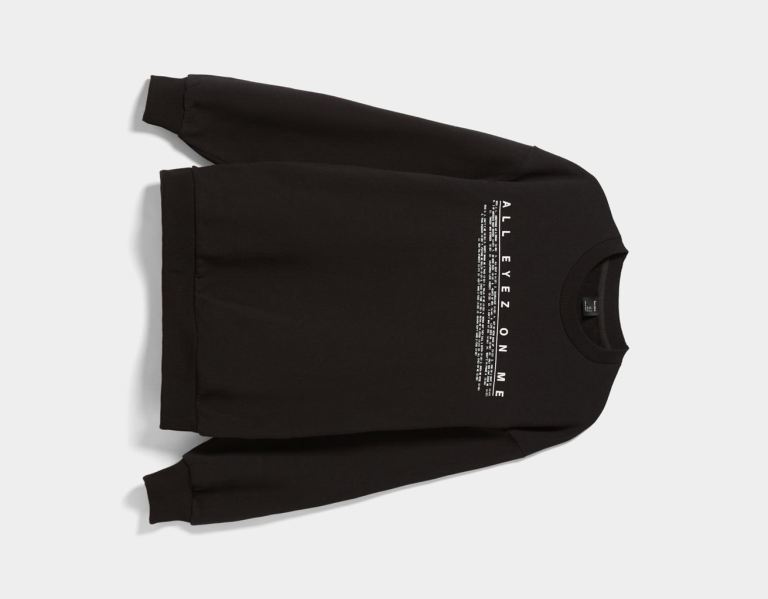 Bershka Tupac Crew Neck Sweatshirts Dames Zwart | zIj1iETrG5Z