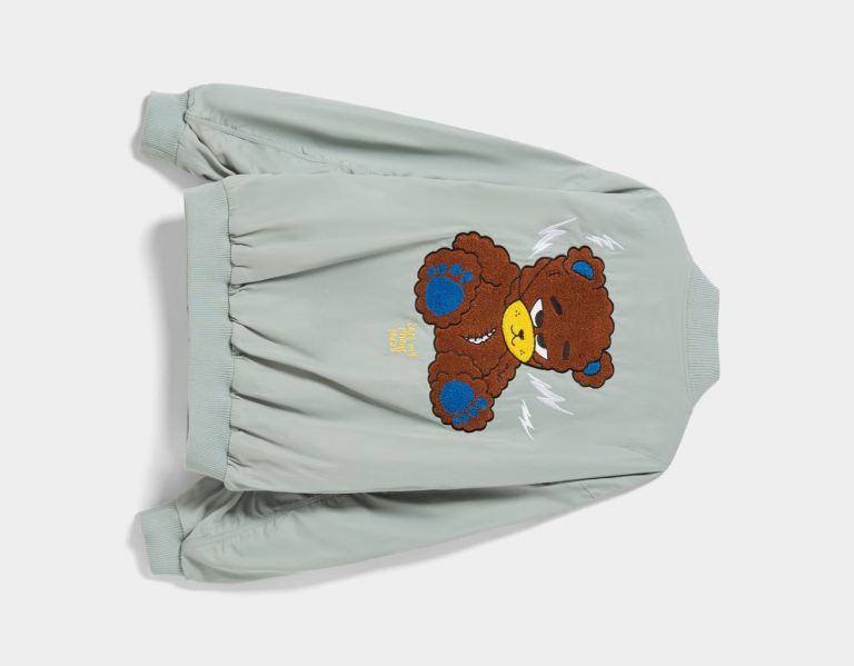 Bershka With Bear Patch Jassen Heren Grijs | WVHxVlG8psp
