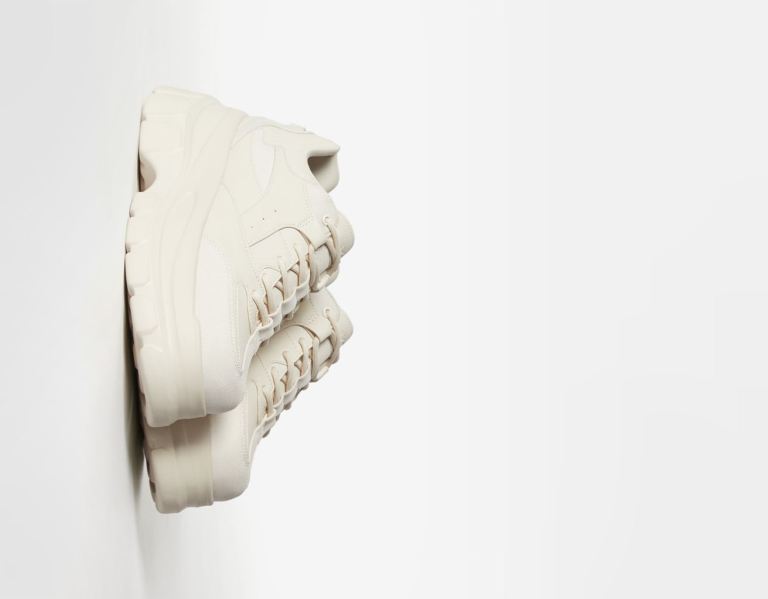 Bershka Xl Sole Sneakers Dames Bruin | Tv0FW4YifgK